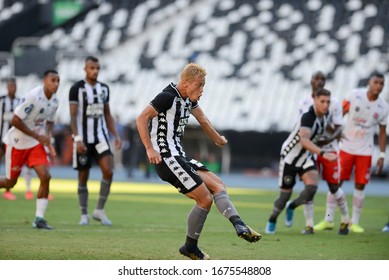 Rio, Brazil - March 15, 2020: Keisuke Honda Player In Match Between Botafogo And Bangu By Carioca Championship  In Nilton Santos Stadium