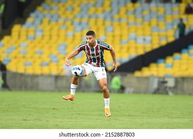 Rio, Brazil - May 04, 2022: Andre Player In Match Between Fluminense Vs Junior Barranquilla By 4th Round Of Sudamerica Cup In Maracana Stadium