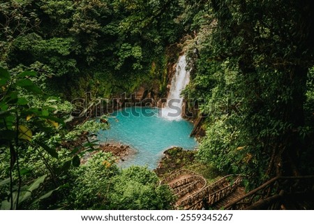 Rio Celeste waterfall Costa Rica