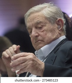 Rio De Janeiro, April 22th, 2015- Mega Investor George Soros. 