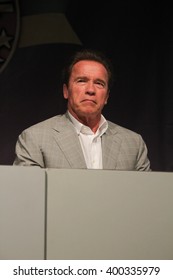 RIO DE JANEIRO, APRIL 3, 2016, BRAZIL: Arnold Schwarzenegger During Press Conference Of Arnold Classic Brazil.