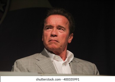 RIO DE JANEIRO, APRIL 3, 2016, BRAZIL: Arnold Schwarzenegger During Press Conference Of Arnold Classic Brazil.