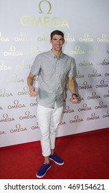 RIO DE JANEIRO, AUGUST 15, 2016: Swimmer Michael Phelps During Red Carpet In Omega House Event At Ipanema, Rio De Janeiro