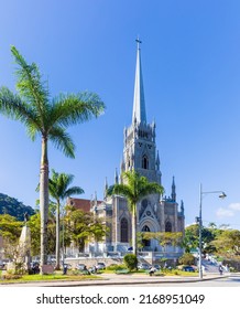 Petrópolis - Rio De Janeiro - Brasil - MAI 22 2022: Cathedral Of Saint Peter Of Alcantara