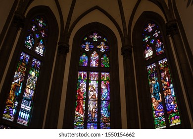 Petrópolis / Rio De Janeiro / Brazil - 11.03.19 |  Interior Of The Cathedral San Pedro De Alcantara