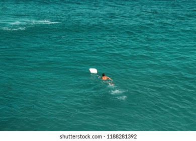 Vacation Tourist Snorkel Group People Swimming Stock Photo (Edit Now