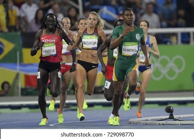Rio de Janeiro, Brazil - august 20, 2016: SHARP Lynsey (GBR) during women's 800m in the Rio 2016 Olympics Games