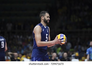 Rio De Janeiro, Brazil - August 21, 2016: Osmany JUANTORENA (ITA) During Final Men's Volleyball,match Brazil And Italy In The Rio 2016 Olympics Games