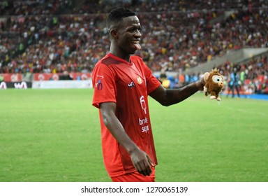 Rio De Janeiro, Brazil, December 27, 2018.
Soccer Player Vinícius Júnior During The Game Of The Stars In The Marcanã Stadium.