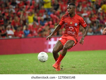 Rio De Janeiro, Brazil, December 27, 2018.
Soccer Player Vinícius Júnior During The Game Of The Stars In The Marcanã Stadium.