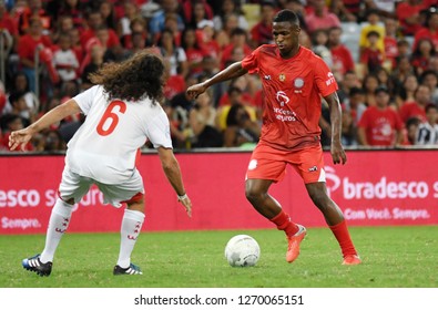 Rio De Janeiro, Brazil, December 27, 2018.
Soccer Player Vinícius Júnior During The Game Of The Stars In The Marcanã Stadium.