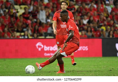 Rio De Janeiro, Brazil, December 27, 2018.
Soccer Player Vinícius Júnior During The Game Of The Stars In The Marcanã Stadium.