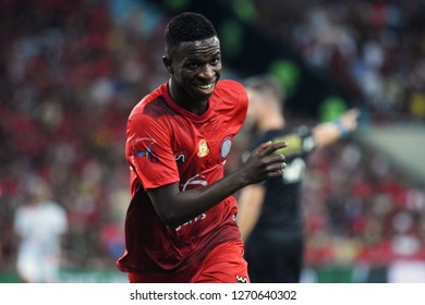 Rio De Janeiro, Brazil, December 27, 2018.
Soccer Player Vinícius Júnior During The Game Of The Stars In The Marcanã Stadium.