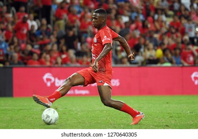 Rio De Janeiro, Brazil, December 27, 2018.
Soccer Player Vinícius Júnior During The Game Of The Stars In The Marcanã Stadium.