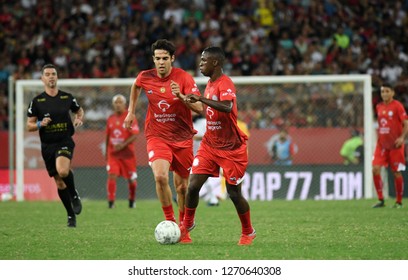 Rio De Janeiro, Brazil, December 27, 2018.
Soccer Player Vinícius Júnior During The Game Of The Stars In The Marcanã Stadium.