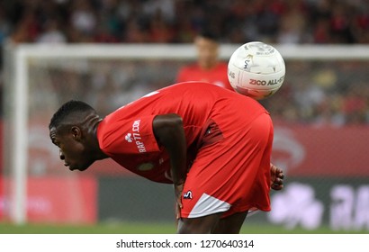 Rio De Janeiro, Brazil, December 27, 2018.
Soccer Player Vinícius Júnior During The Game Of The Stars In The Marcanã Stadium.