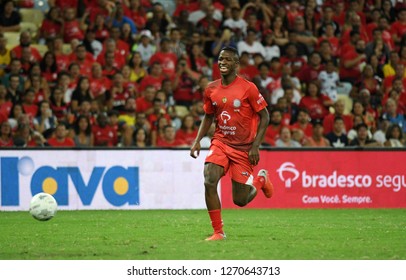 Rio De Janeiro, Brazil, December 27, 2018.
Soccer Player Vinícius Júnior During The Game Of The Stars In The Marcanã Stadium.