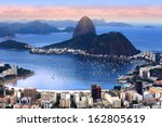 Rio De Janeiro, Brazil in the evening sun light