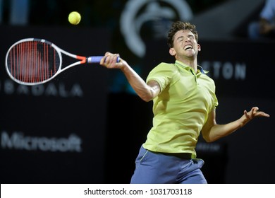 Rio De Janeiro, Brazil - February 22, 2018: Dominic Thiem (AUT) During Rio Open 2018 Held At The Jockey Club Brasileiro.