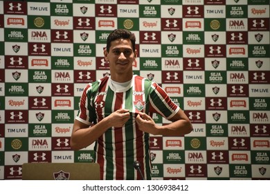 Rio De Janeiro- Brazil February 5, 2019, Presentation Of The New Player Of The Fluminense Soccer Club, Paulo Henrique Ganso.