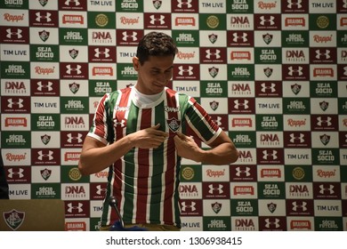 Rio De Janeiro- Brazil February 5, 2019, Presentation Of The New Player Of The Fluminense Soccer Club, Paulo Henrique Ganso.