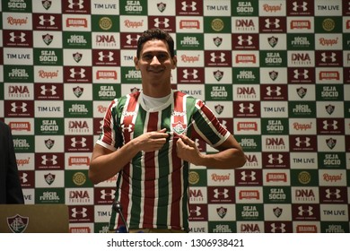 Rio De Janeiro- Brazil February 5, 2019, Presentation Of The New Player Of The Fluminense Soccer Club, Paulo Henrique Ganso.