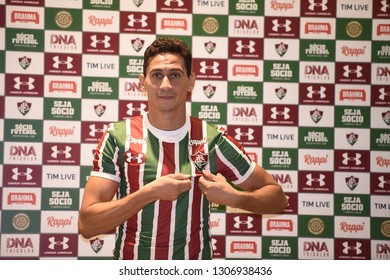 Rio De Janeiro- Brazil February 5, 2019, Presentation Of The New Player Of The Fluminense Soccer Club, Paulo Henrique Ganso.