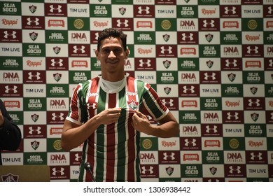 Rio De Janeiro- Brazil February 5, 2019, Presentation Of The New Player Of The Fluminense Soccer Club, Paulo Henrique Ganso.