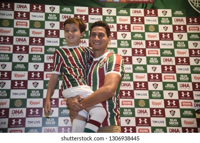 Rio De Janeiro- Brazil February 5, 2019, Presentation Of The New Player Of The Fluminense Soccer Club, Paulo Henrique Ganso.