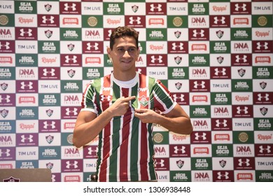 Rio De Janeiro- Brazil February 5, 2019, Presentation Of The New Player Of The Fluminense Soccer Club, Paulo Henrique Ganso.