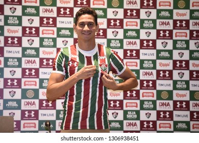 Rio De Janeiro- Brazil February 5, 2019, Presentation Of The New Player Of The Fluminense Soccer Club, Paulo Henrique Ganso.