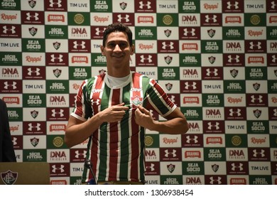 Rio De Janeiro- Brazil February 5, 2019, Presentation Of The New Player Of The Fluminense Soccer Club, Paulo Henrique Ganso.