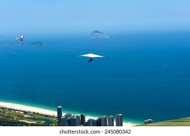 Rio De Janeiro, Brazil, Hang Gliding Flygth