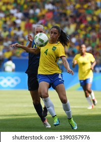 Rio de Janeiro - Brazil, July 10, 2018, Brazilian women's soccer team against the women's team of Sweden in the Maracanã Stadium