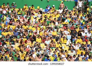 Rio De Janeiro - Brazil, July 10, 2018, Brazilian Women's Soccer Team Against The Women's Team Of Sweden In The Maracanã Stadium