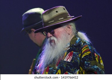 Rio De Janeiro, Brazil, June 8, 2019.
Multi-instrumentalist Hermeto Pascoal, During His Show At The Rio Montreux Jazz Festival At Pier Mauá In The City Of Rio De Janeiro.