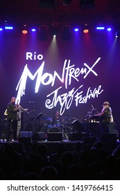 Rio De Janeiro, Brazil, June 8, 2019.
Multi-instrumentalist Hermeto Pascoal, During His Show At The Rio Montreux Jazz Festival At Pier Mauá In The City Of Rio De Janeiro.