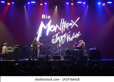 Rio De Janeiro, Brazil, June 8, 2019.
Multi-instrumentalist Hermeto Pascoal, During His Show At The Rio Montreux Jazz Festival At Pier Mauá In The City Of Rio De Janeiro.