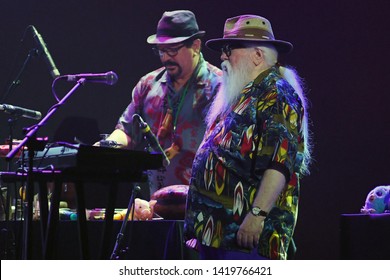 Rio De Janeiro, Brazil, June 8, 2019.
Multi-instrumentalist Hermeto Pascoal, During His Show At The Rio Montreux Jazz Festival At Pier Mauá In The City Of Rio De Janeiro.