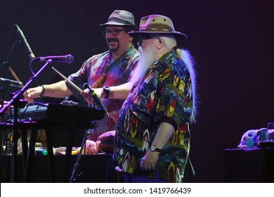 Rio De Janeiro, Brazil, June 8, 2019.
Multi-instrumentalist Hermeto Pascoal, During His Show At The Rio Montreux Jazz Festival At Pier Mauá In The City Of Rio De Janeiro.