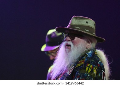 Rio De Janeiro, Brazil, June 8, 2019.
Multi-instrumentalist Hermeto Pascoal, During His Show At The Rio Montreux Jazz Festival At Pier Mauá In The City Of Rio De Janeiro.