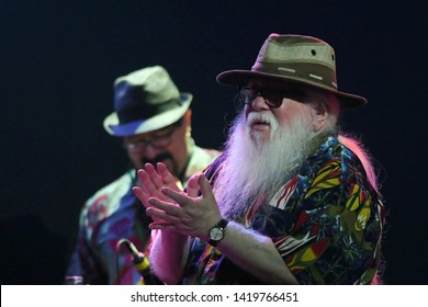 Rio De Janeiro, Brazil, June 8, 2019.
Multi-instrumentalist Hermeto Pascoal, During His Show At The Rio Montreux Jazz Festival At Pier Mauá In The City Of Rio De Janeiro.