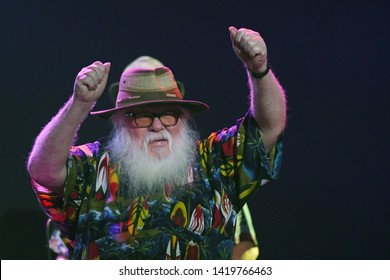 Rio De Janeiro, Brazil, June 8, 2019.
Multi-instrumentalist Hermeto Pascoal, During His Show At The Rio Montreux Jazz Festival At Pier Mauá In The City Of Rio De Janeiro.