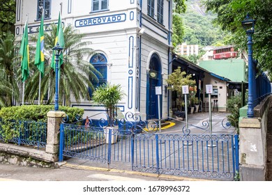 Rio De Janeiro, Rio De Janeiro, Brazil. March Of 2020. Corcovado Train Station Closed Because Of The Coronavirus / Covid19