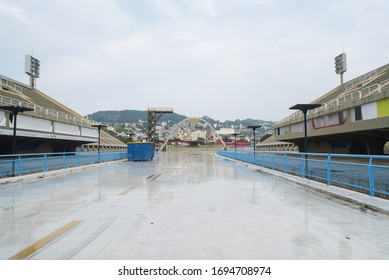 RIO DE JANEIRO, BRAZIL, MARCH, 31, 2020:marcelo Crivella Mayor Of The City Of Rio De Janeiro Presented The Facilities To Homeless People During The Covid-19 Pandemic, Coronavirus