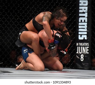 Rio De Janeiro - Brazil May 12, 2018. Ultimate FightingChampionship - UFC 224 - Amanda Nunes In Action At Jeunesse Arena In Rio De Janeiro
