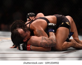 Rio De Janeiro - Brazil May 12, 2018. Ultimate FightingChampionship - UFC 224 - Amanda Nunes In Action At Jeunesse Arena In Rio De Janeiro
