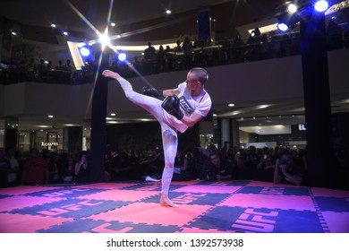 Rio De Janeiro -Brazil, May 8, 2019, UFC Fight Training,Rose Namajunas TRAINING ATHLETE