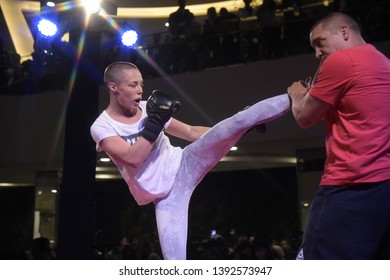 Rio De Janeiro -Brazil, May 8, 2019, UFC Fight Training,Rose Namajunas TRAINING ATHLETE