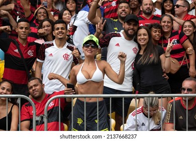 Rio De Janeiro, Rio De Janeiro, Brazil May 20, 2022. Flamengo X Vasco - Campeonato Carioca.